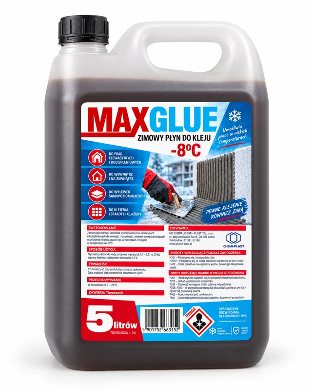 Zimowy płyn do kleju MAXGLUE 5L
