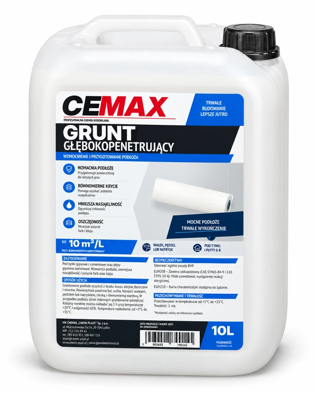 CEMAX Grunt Głębokopenetrujący 10L