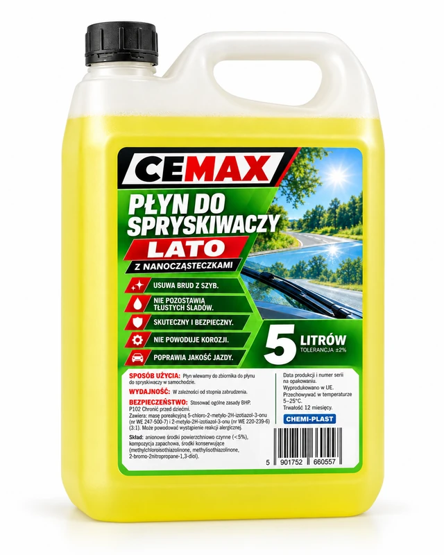 CEMAX Płyn do spryskiwaczy Lato 5 l