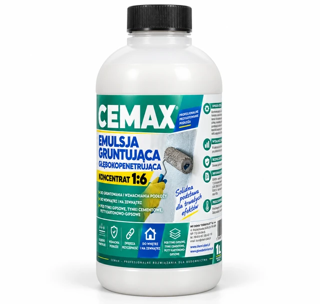 CEMAX Grunt Głębokopenetrujący KONCENTRAT 1:6 1L