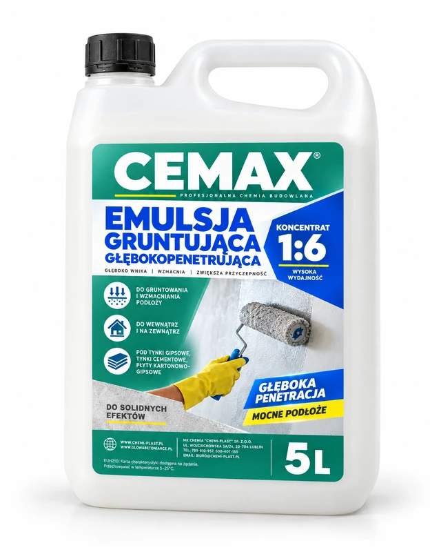 CEMAX Grunt Głębokopenetrujący KONCENTRAT 1:6 5L