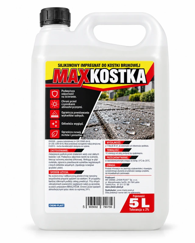 CEMAX Silikonowy impregnat do kostki brukowej [MAXKostka] 5L