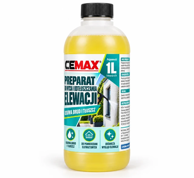CEMAX Preparat do mycia i odtłuszczania elewacji 1L