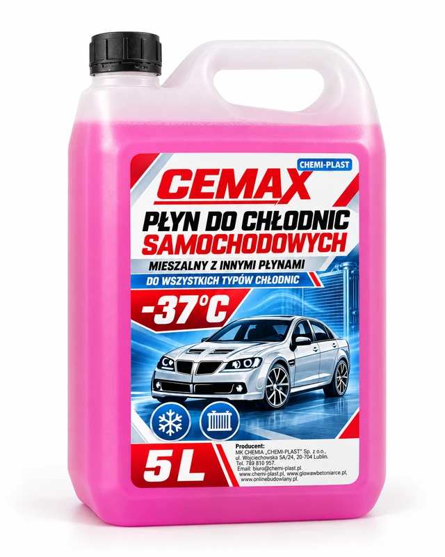 CEMAX Płyn do chłodnic samochodowych -37 st. C 5 l
