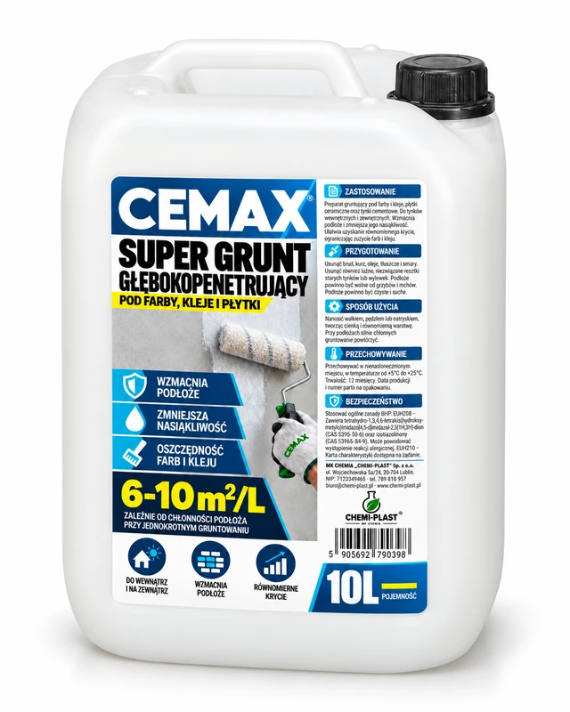 SUPER GRUNT Głęboko penetrujący 10 l