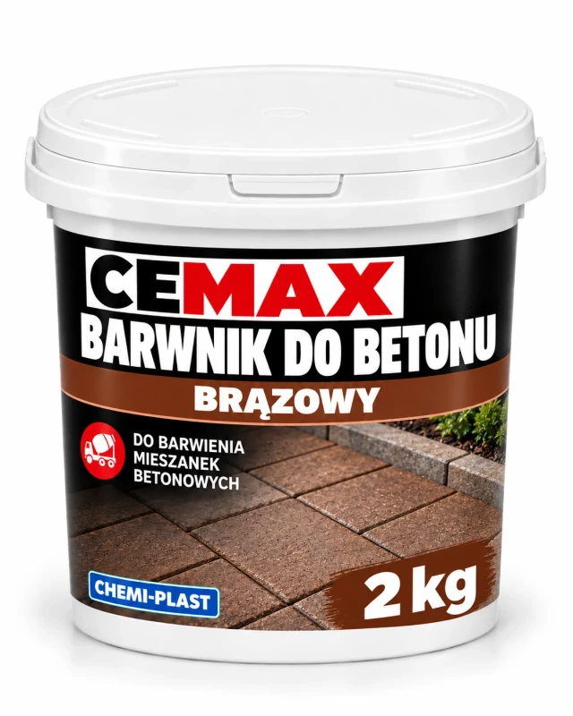 CEMAX Barwnik do betonu 2 kg [Brązowy]