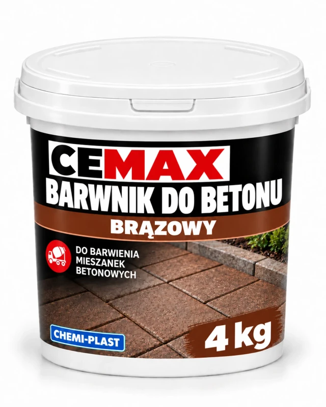 CEMAX Barwnik do betonu 4 kg [Brązowy]