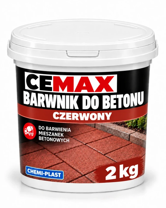 CEMAX Barwnik do betonu 2 kg [Czerwony]