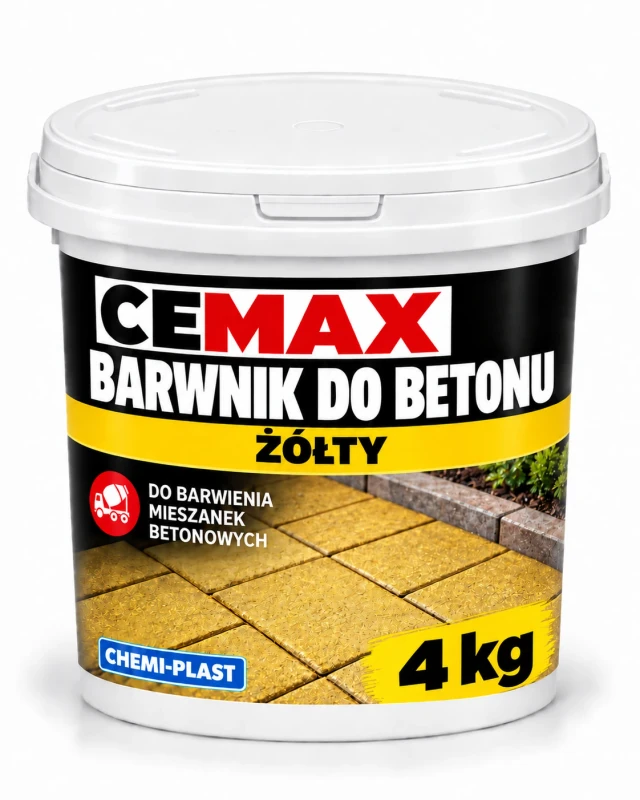 CEMAX Barwnik do betonu 4 kg [Żółty]