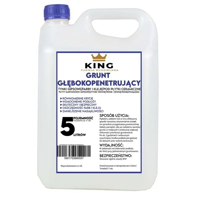 KING Grunt Głębokopenetrujący 5L (4szt)