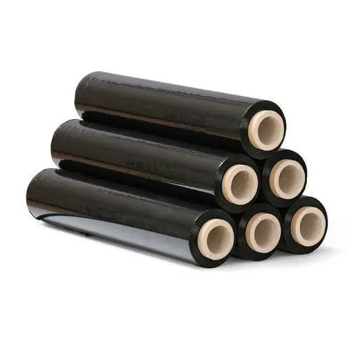 Folia stretch 1,5KG CZARNA, MOCNA! 23 mikrony